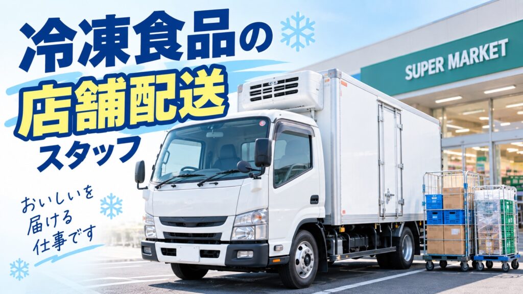 カゴ台車中心◎体への負担を抑えて働ける◎人気のルート配送のお仕事です