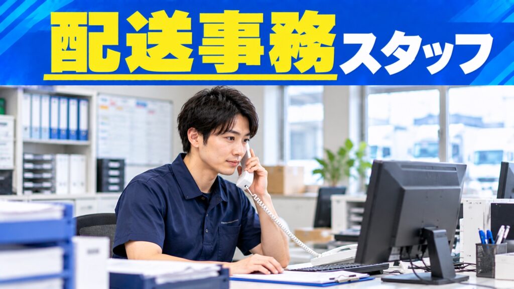 データ入力と確認作業がメインのシンプル事務/配送事務スタッフ