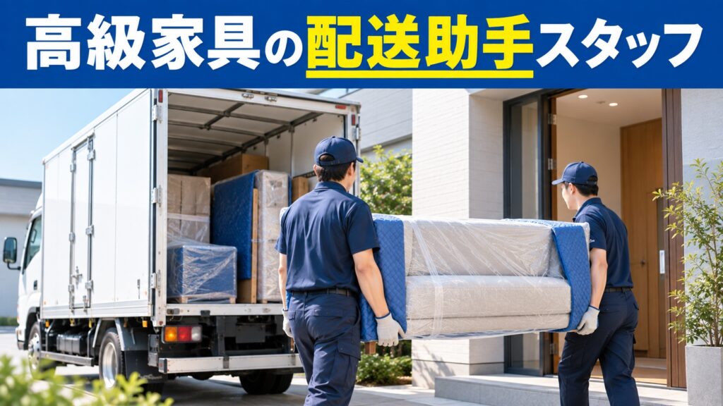 未経験×週1日～OK！チームで運ぶから安心！配送助手のお仕事