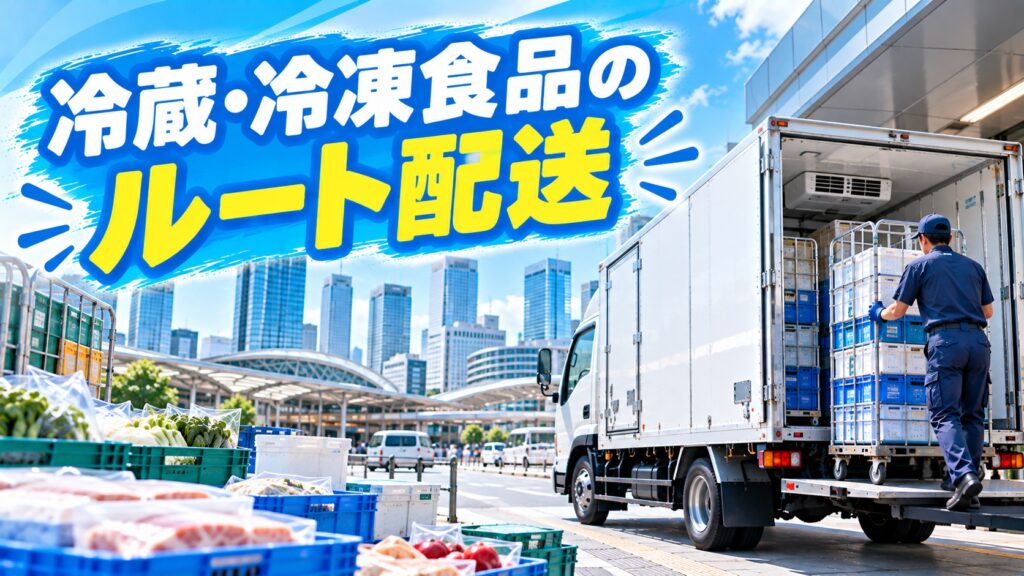 夜型さん必見！深夜からのルート配送【積み降ろしの基本はカゴ】